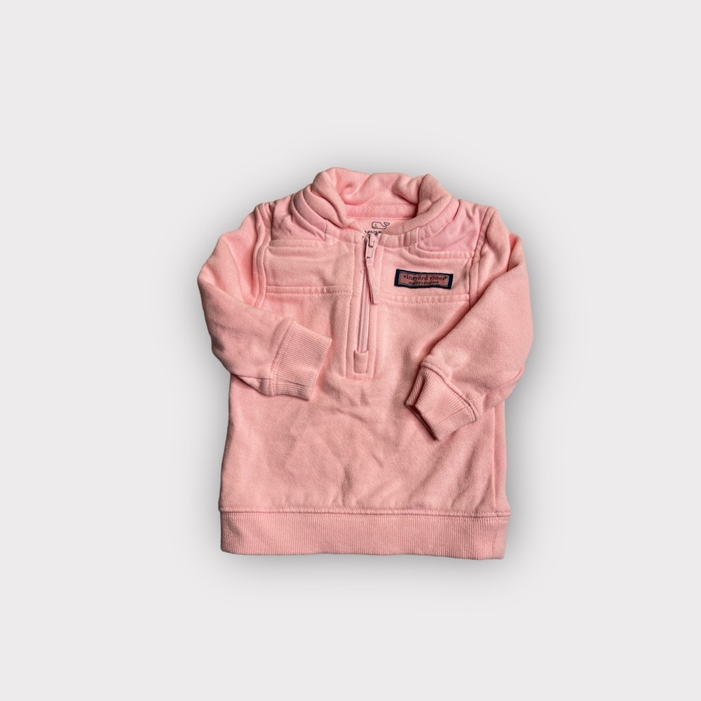 New Vineyard Vines shep shirt Top Girls pink size 12 Months